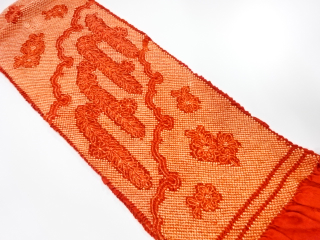 SILK Tie-dye obiage for furisode